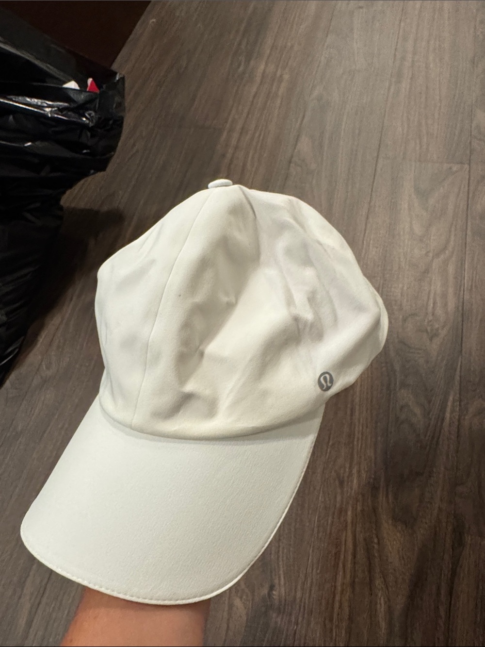 lululemon athletica White Performance Baseball Cap with Logo